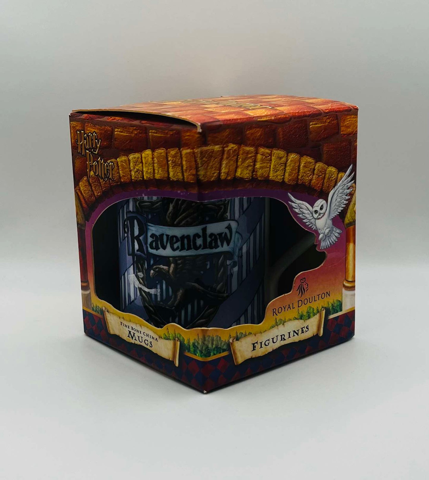 Royal Doulton HARRY POTTER Hogwarts House Mugs Set of 4 Complete In Boxes