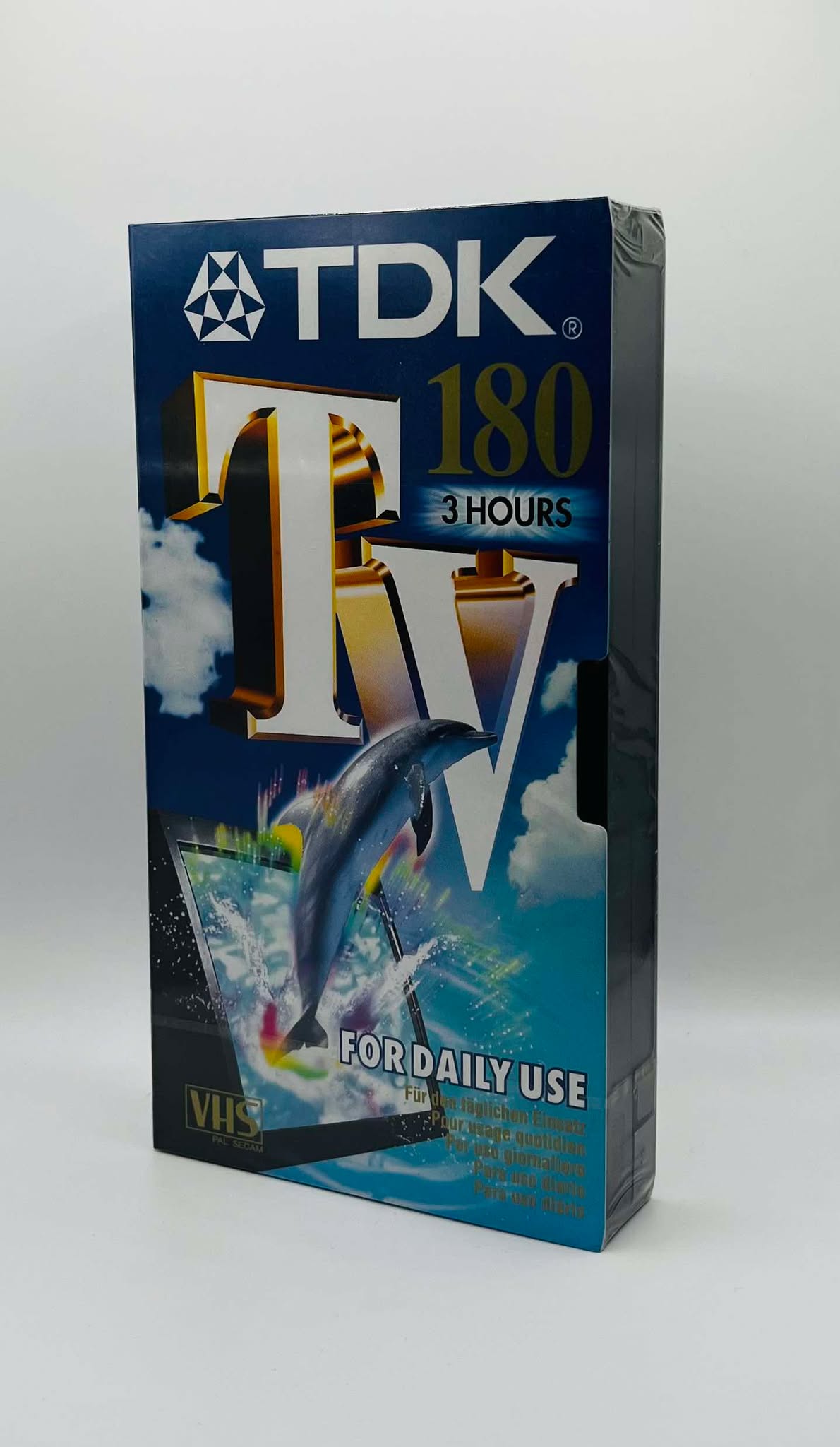 TDK 180 Blank Video Cassette (NEW SEALED)