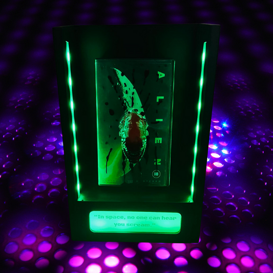 Bespoke Alien Inspired VHS Video Tape LED Display Unit