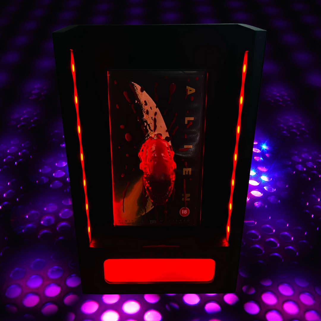 Bespoke Alien Inspired VHS Video Tape LED Display Unit