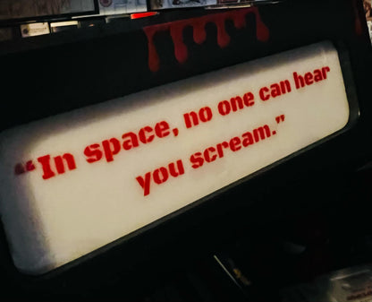 Bespoke Alien Inspired VHS Video Tape LED Display Unit