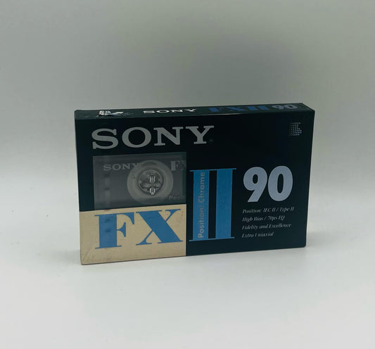 Sony FX II 90 Chrome Blank Audio Cassette (NEW SEALED)