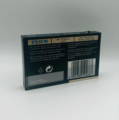 Sony FX II 90 Chrome Blank Audio Cassette (NEW SEALED)