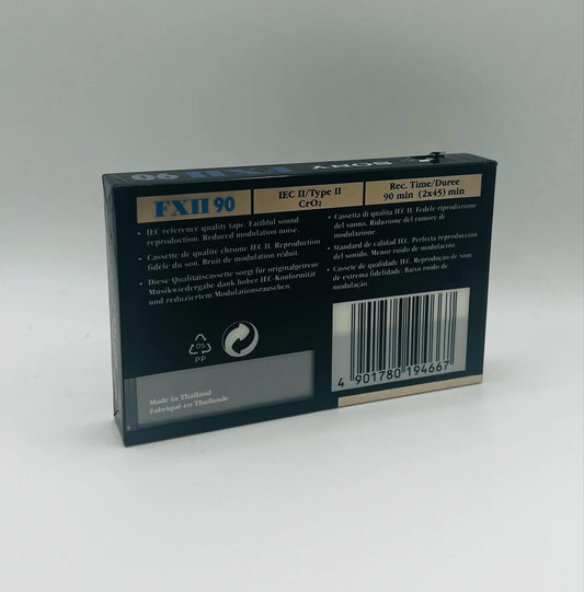 Sony FX II 90 Chrome Blank Audio Cassette (NEW SEALED)