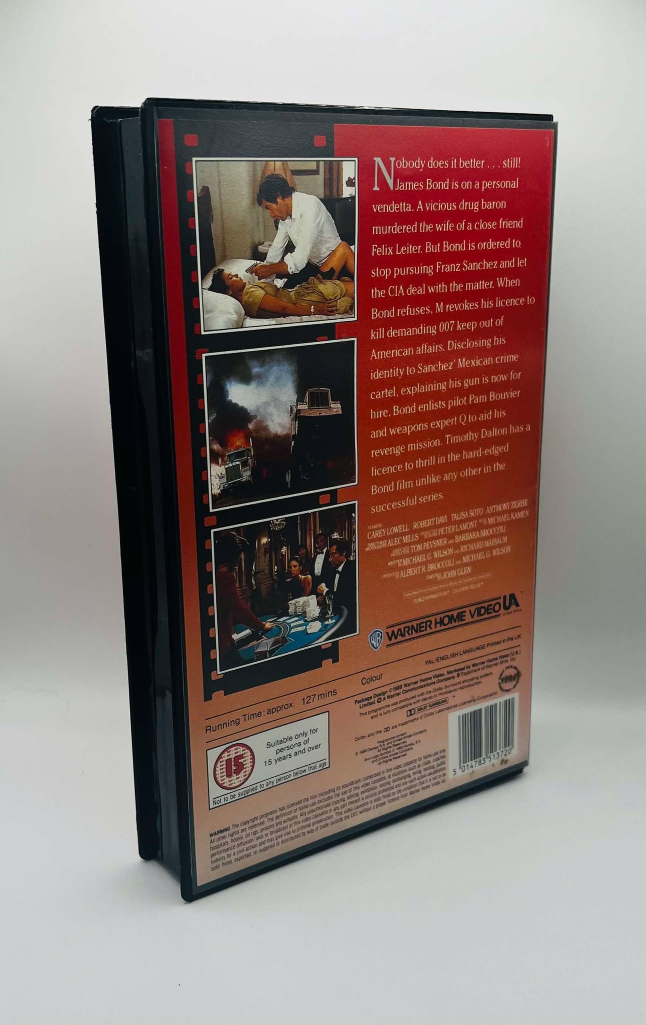 007 Licence To Kill Big Box Sleeve and Case