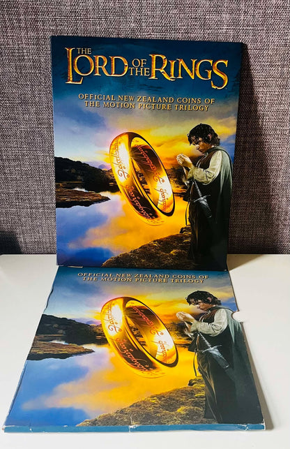 Lords of the Rings 2003 New Zealand BUnc 18-coin 50 Cents LOTR Character Set