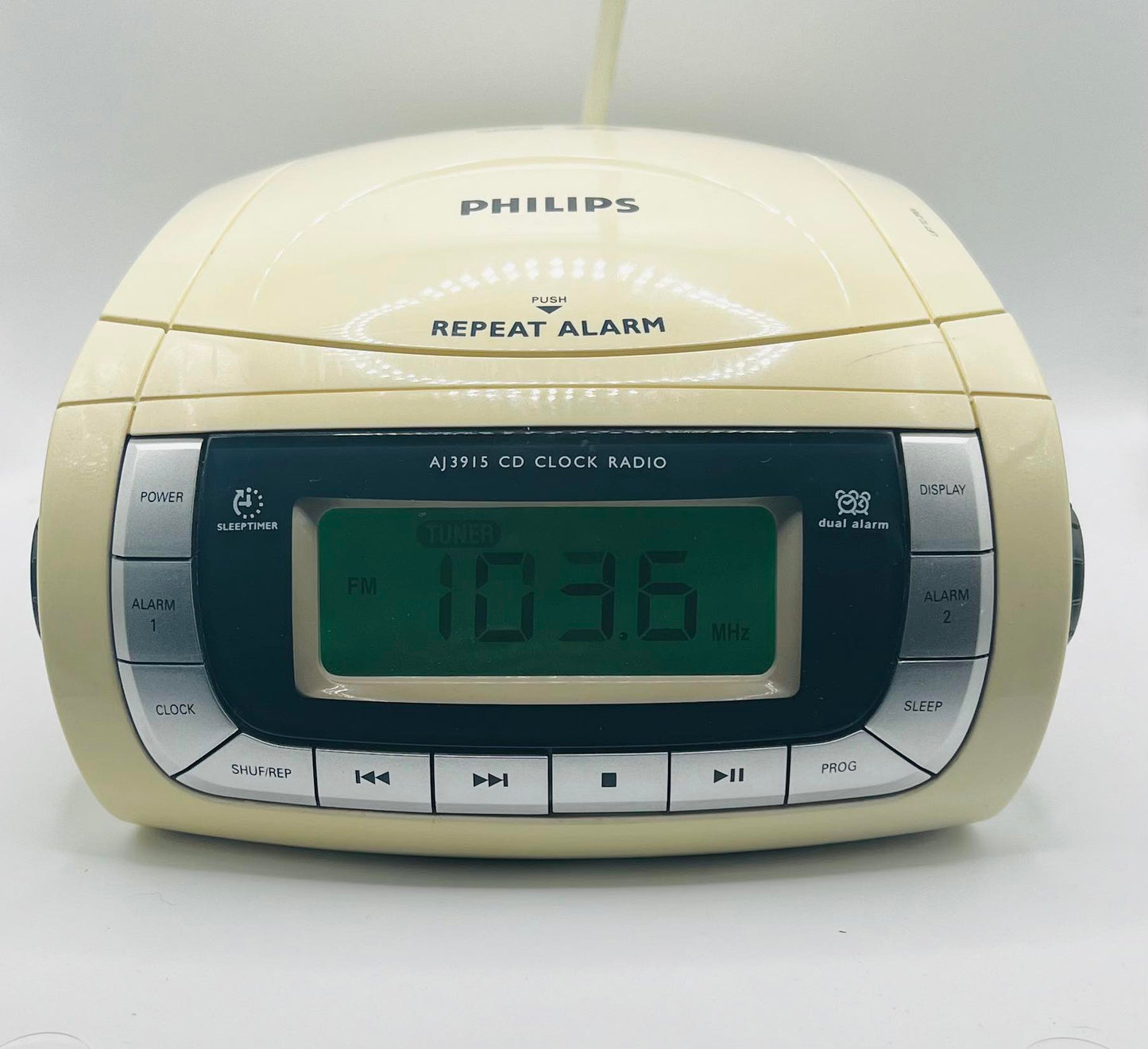 Philips AJ3915 CD Alarm Clock Radio