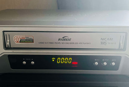 Samsung SV-661B Video Recorder + Remote + Scart to HDMI Lead + 3 VHS Video Tapes